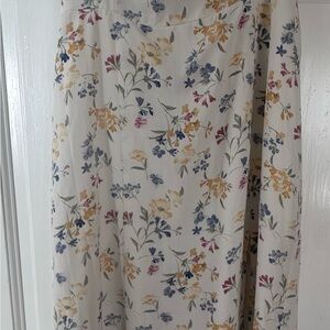 Abercrombie & Fitch Floral Camille Midi Dress